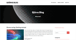 Desktop Screenshot of bjornsblog.nl